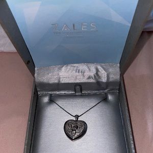 Zales Silver Heart Shaped locket!